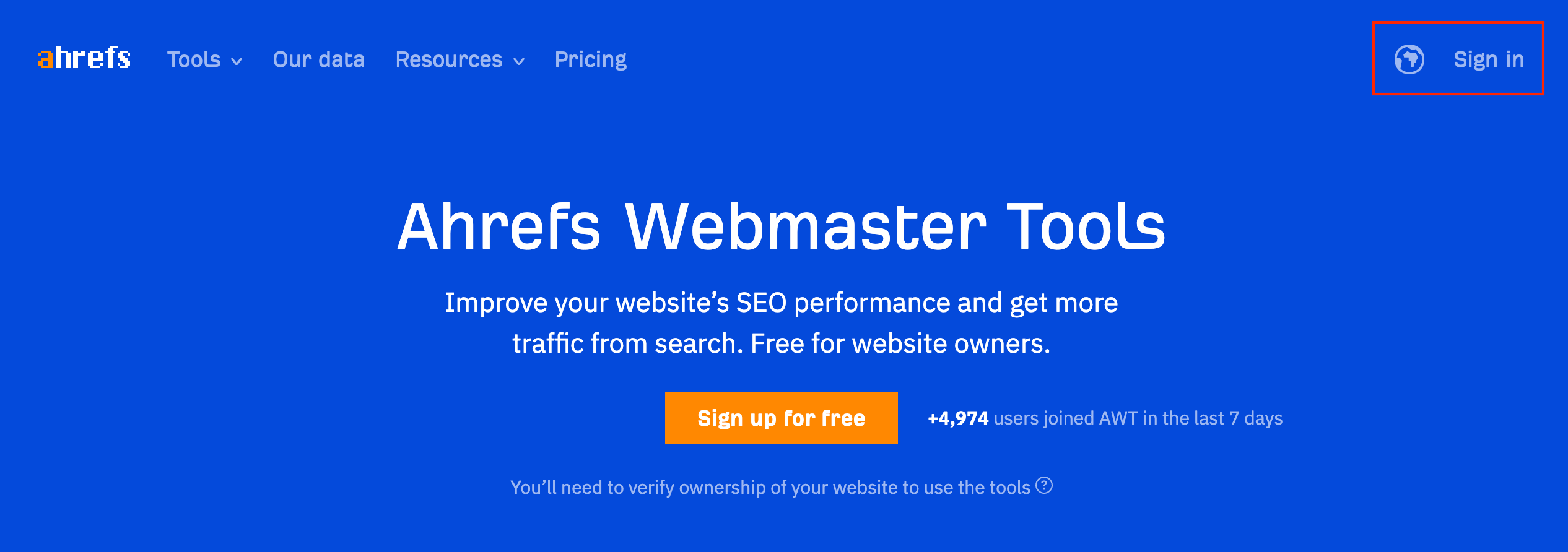 免費的Ahrefs！超強SEO工具Ahrefs Webmaster Tools驗證教學